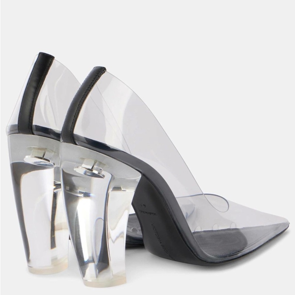 Victoria Beckham Clear Heels NWT 110 PVC pumps - Picture 2 of 10